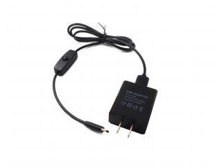 Power Adapter and Cable for RPi 4 (USB Type-C, with On/Off Button)